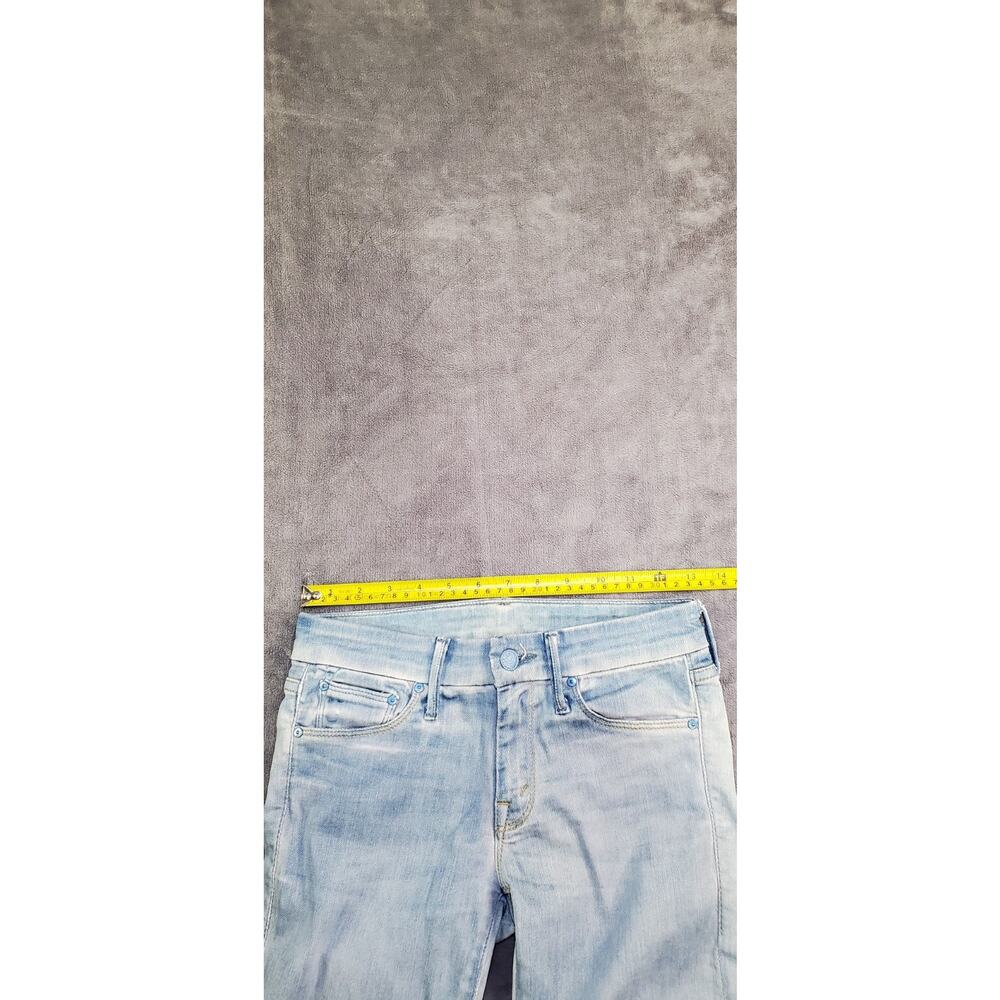 Mother Women Skinny Size 26 Blue Jeans Button Mid Rise Modern C33-12 - Picture 5 of 10